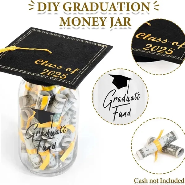 College high school party decor gifts graduation mason jar - College high school party decor gifts graduation mason jar - Image 2 of 4