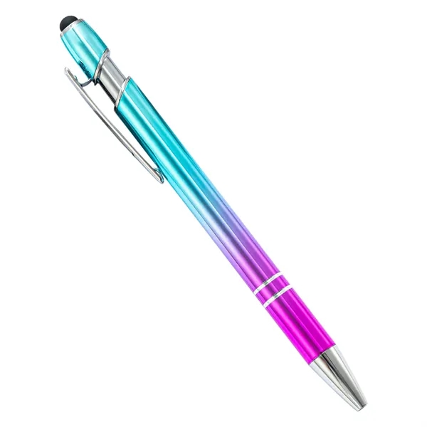 Gradient Rainbow Soft Touch Ballpoint Pens - Gradient Rainbow Soft Touch Ballpoint Pens - Image 2 of 3