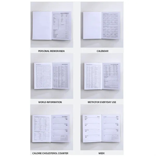 Faux Leather Pocket Planner - Faux Leather Pocket Planner - Image 4 of 13