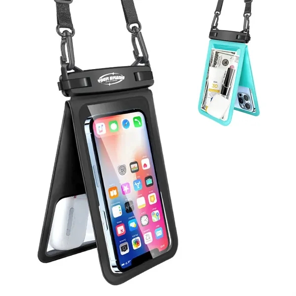 Dual Compartment Waterproof Phone Pouch Floating Dry Bag - Dual Compartment Waterproof Phone Pouch Floating Dry Bag - Image 0 of 3