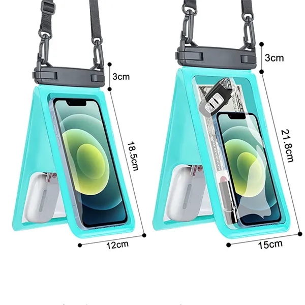 Dual Compartment Waterproof Phone Pouch Floating Dry Bag - Dual Compartment Waterproof Phone Pouch Floating Dry Bag - Image 1 of 3