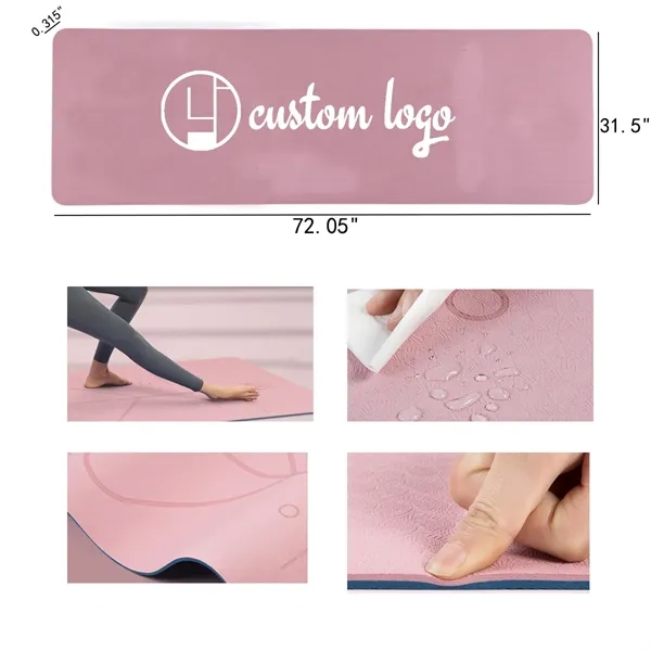 72.05" x 24.02" And 0.24" Thick TPE Yoga Mat