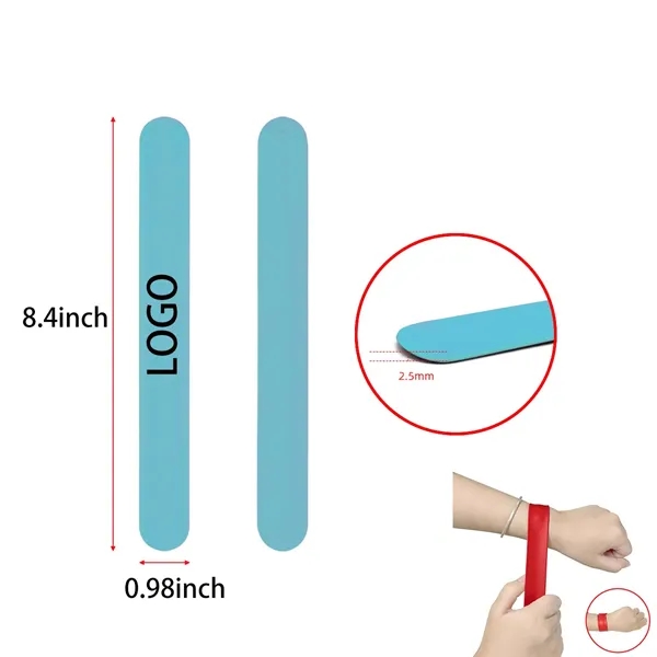 Soft Silicone Slap Bracelet - Soft Silicone Slap Bracelet - Image 0 of 1