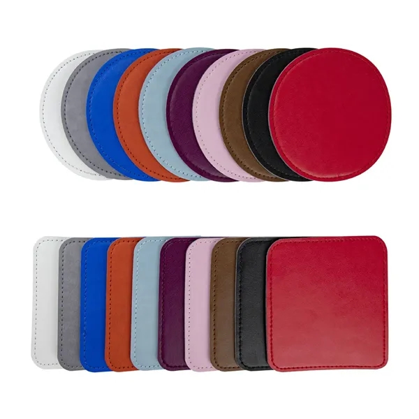 Premium PU Leather Heat-Resistant Waterproof Coaster - Premium PU Leather Heat-Resistant Waterproof Coaster - Image 3 of 3