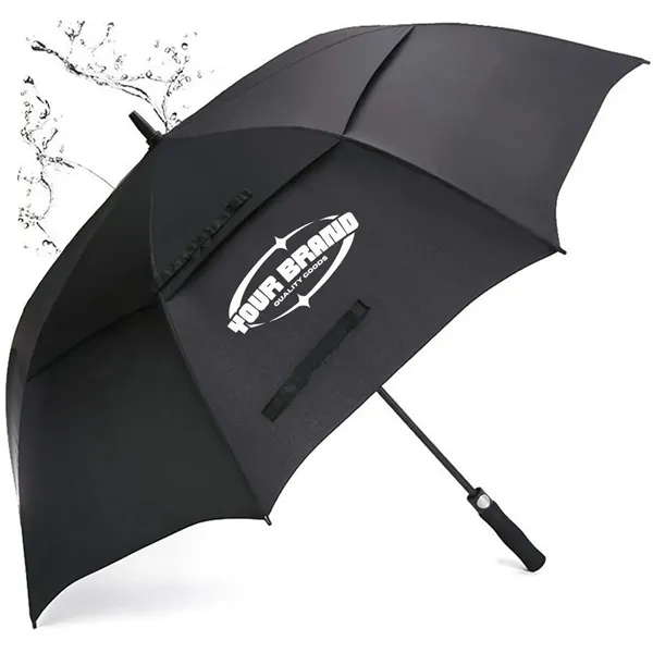 Windproof Double Canopy Automatic Open Golf Umbrella - Windproof Double Canopy Automatic Open Golf Umbrella - Image 0 of 4