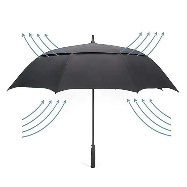 Windproof Double Canopy Automatic Open Golf Umbrella - Windproof Double Canopy Automatic Open Golf Umbrella - Image 4 of 4