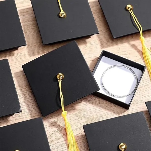 Jewelry storage graduation cap gift box with tassel - Jewelry storage graduation cap gift box with tassel - Image 3 of 4