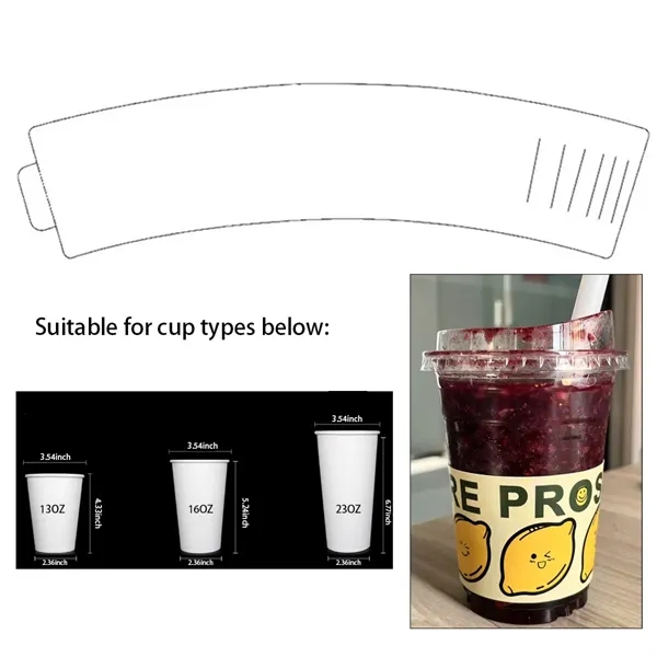 Disposable Snap-On Coffee Cup Sleeve - Disposable Snap-On Coffee Cup Sleeve - Image 1 of 1