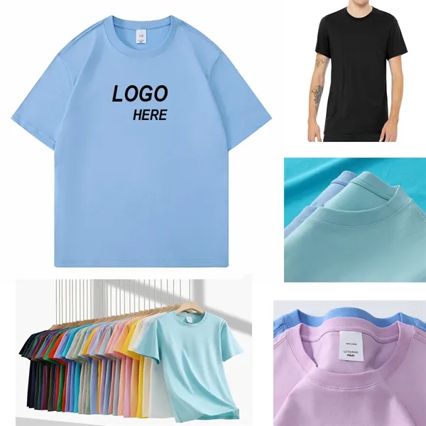 Comfortable Cotton Crewneck T-Shirt - Comfortable Cotton Crewneck T-Shirt - Image 0 of 5