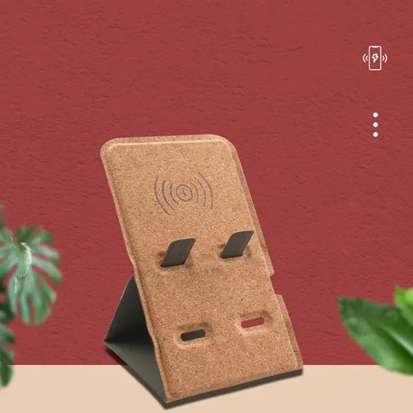 Eco-Friendly Cork Wireless Charger - Eco-Friendly Cork Wireless Charger - Image 1 of 1