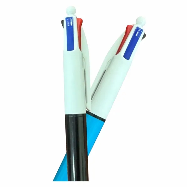 QUAD multi writing inks plunger Action Ball Point Pen - QUAD multi writing inks plunger Action Ball Point Pen - Image 0 of 9