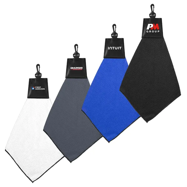 ProWaffle 16x16 rPET Golf Towel - ProWaffle 16x16 rPET Golf Towel - Image 0 of 8