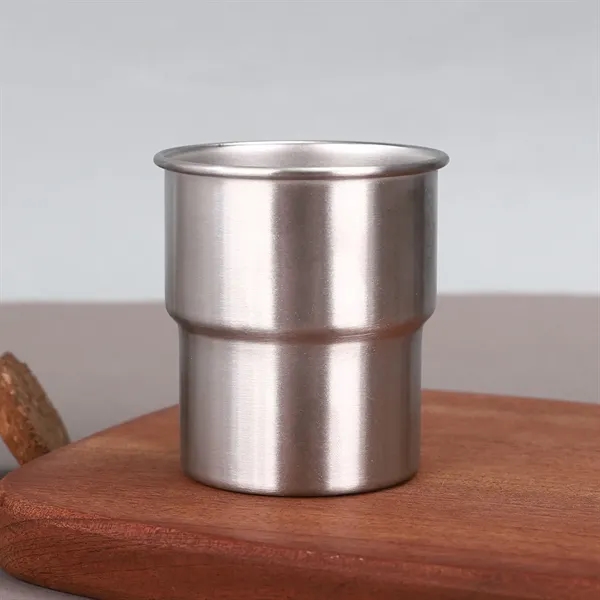 Logo Design 304 SS Single Layer Camping Step Cup - Logo Design 304 SS Single Layer Camping Step Cup - Image 3 of 9