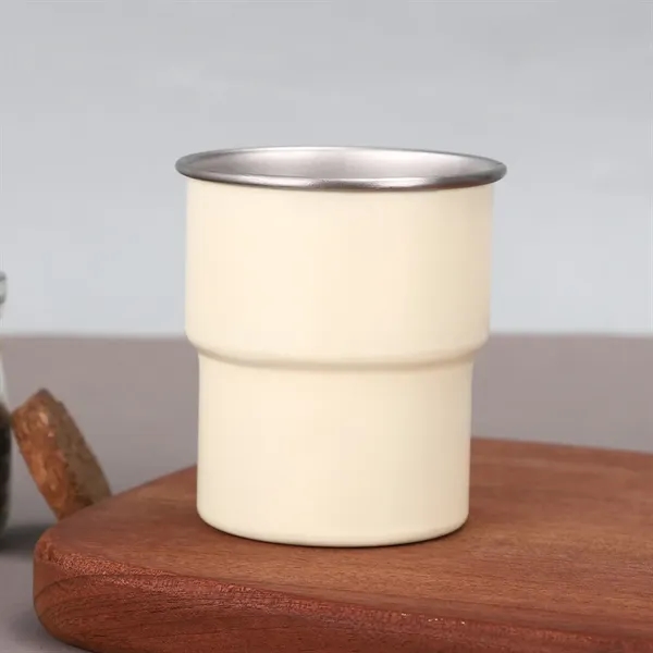 Logo Design 304 SS Single Layer Camping Step Cup - Logo Design 304 SS Single Layer Camping Step Cup - Image 9 of 9