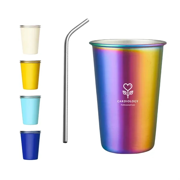 Disposable 304 Stainless Steel Juice Beer Cup - Disposable 304 Stainless Steel Juice Beer Cup - Image 0 of 9