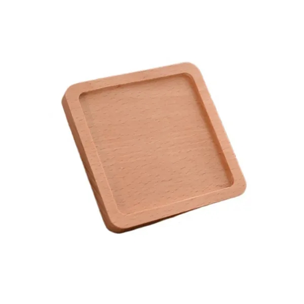 Heat Resistant Square Round Drink Wood Coasters - Heat Resistant Square Round Drink Wood Coasters - Image 4 of 7