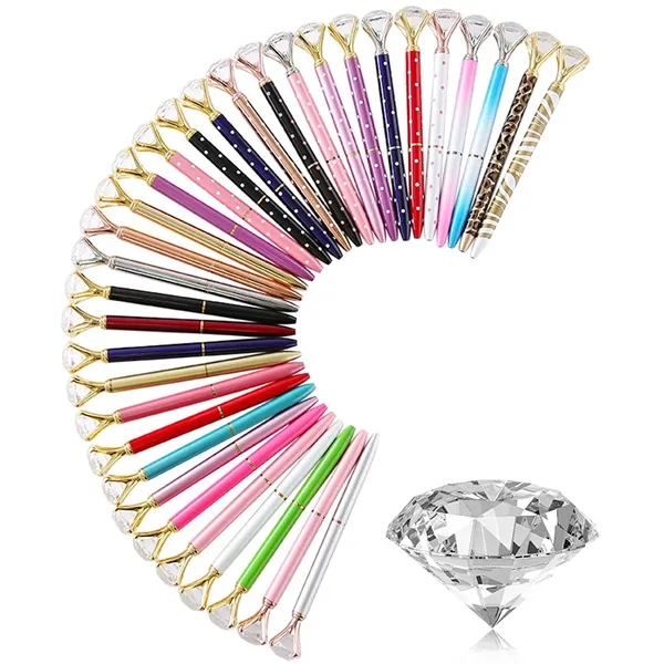 Multicolor Diamond Ballpoint Pen - Multicolor Diamond Ballpoint Pen - Image 0 of 1