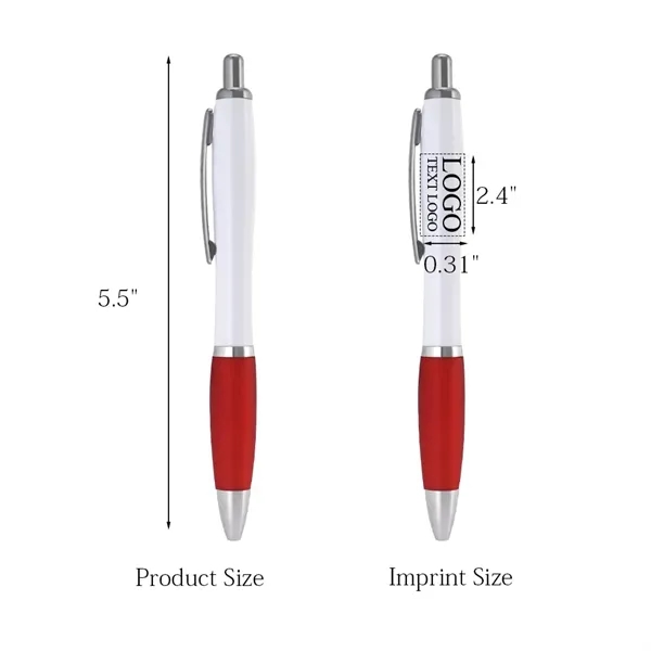 Custom Plastic Click Satin Pen - Custom Plastic Click Satin Pen - Image 2 of 10