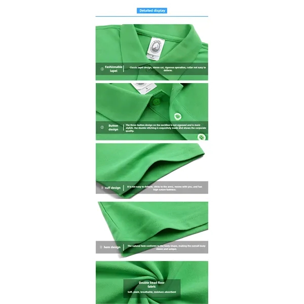 Soft Cotton Polo Shirts Wholesale For Team Uniforms - Soft Cotton Polo Shirts Wholesale For Team Uniforms - Image 3 of 3