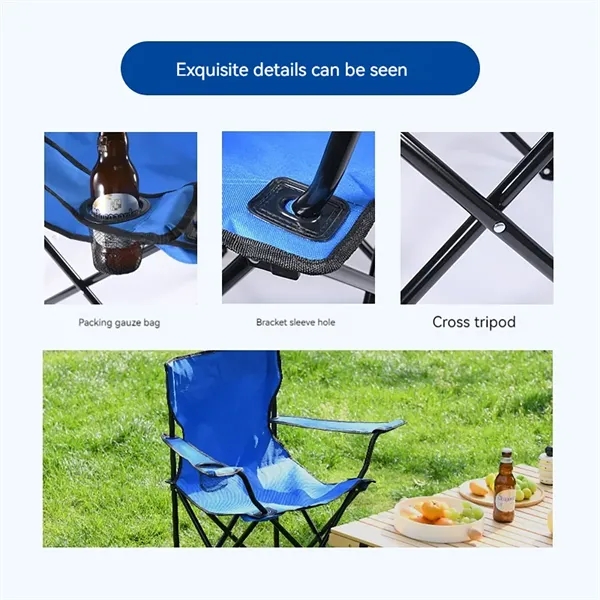 Outdoor Folding Chair - Outdoor Folding Chair - Image 3 of 7
