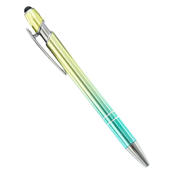 Metal Ballpoint Pen with Stylus Tip - Metal Ballpoint Pen with Stylus Tip - Image 1 of 8