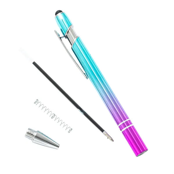 Metal Ballpoint Pen with Stylus Tip - Metal Ballpoint Pen with Stylus Tip - Image 4 of 8