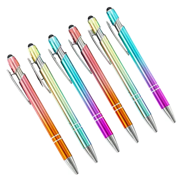 Metal Ballpoint Pen with Stylus Tip - Metal Ballpoint Pen with Stylus Tip - Image 6 of 8