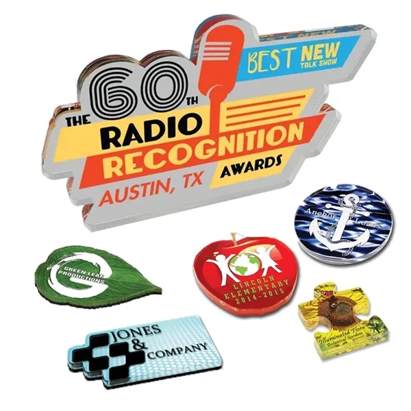 Custom-Shape Free Stand Acrylic Awards - Custom-Shape Free Stand Acrylic Awards - Image 0 of 3