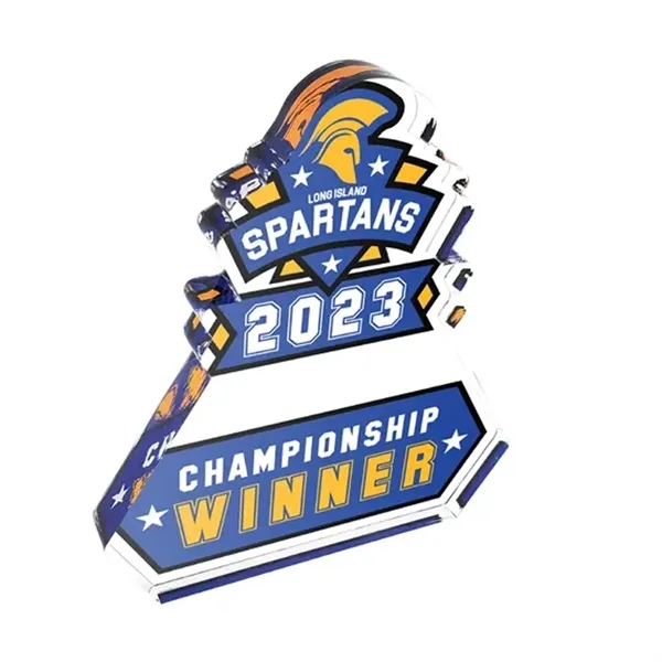 Custom-Shape Free Stand Acrylic Awards - Custom-Shape Free Stand Acrylic Awards - Image 1 of 3