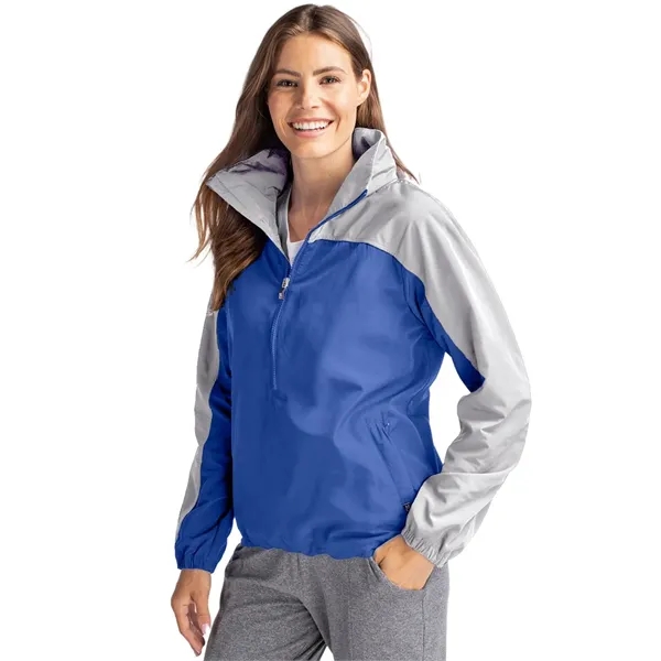 Cutter & Buck Charter Eco Recycled Womens Anorak Jacket - Cutter & Buck Charter Eco Recycled Womens Anorak Jacket - Image 23 of 50