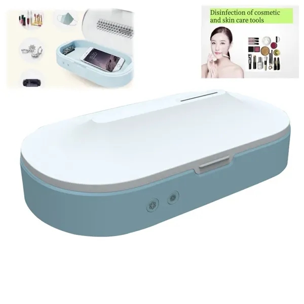 UV Phone Sanitizer with Wireless Charging Pad - UV Phone Sanitizer with Wireless Charging Pad - Image 0 of 7