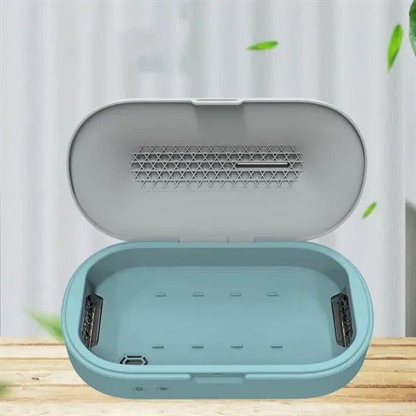 UV Phone Sanitizer with Wireless Charging Pad - UV Phone Sanitizer with Wireless Charging Pad - Image 7 of 7