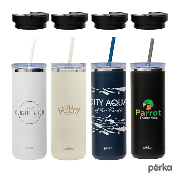 Perka® Trent 18 oz. Double Wall, Stainless Steel Hot/Cold...