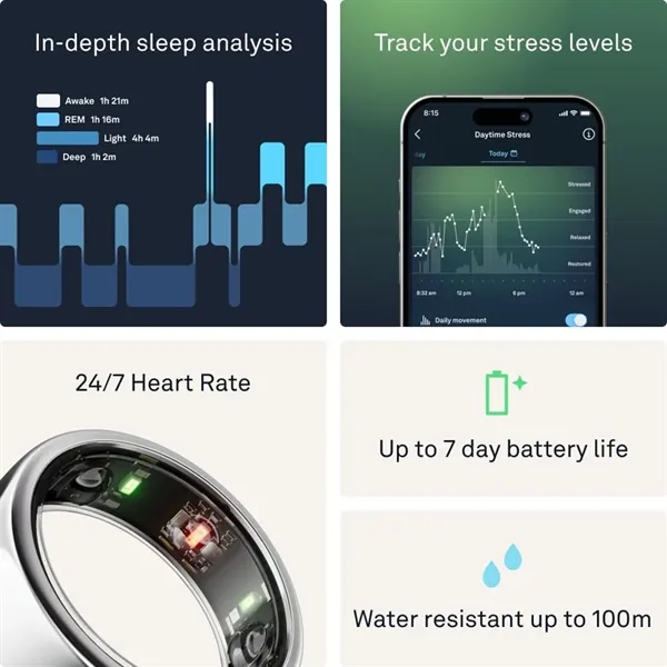 Health Tracker Smart Ring - Health Tracker Smart Ring - Image 4 of 5