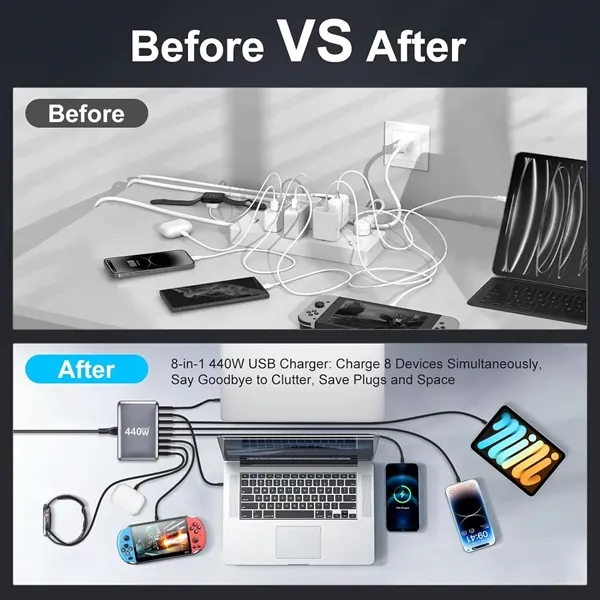 440W USB Fast GAN Charger Block - 440W USB Fast GAN Charger Block - Image 6 of 6