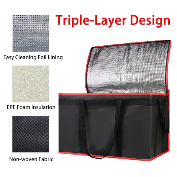 Insulated Reusable Grocery Cooler and Hot Bags - Insulated Reusable Grocery Cooler and Hot Bags - Image 4 of 4