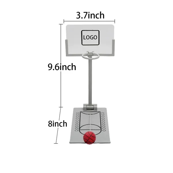 Table Basketball Stress Relief Toy W/ Folding Shooting Rack