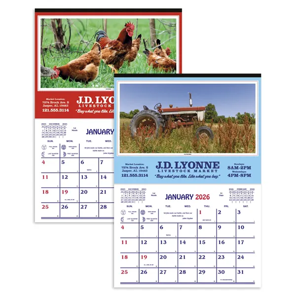 Skinner & Kennedy™ Farm Calendar - Skinner & Kennedy™ Farm Calendar - Image 0 of 1