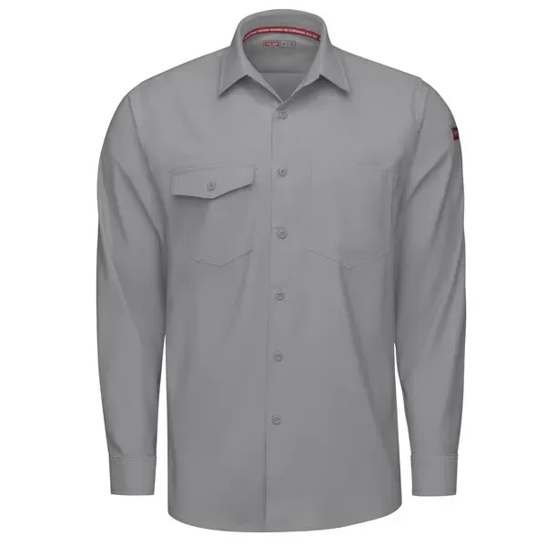 Red Kap® Men's Cooling Long Sleeve Work Shirt - Red Kap® Men's Cooling Long Sleeve Work Shirt - Image 4 of 9
