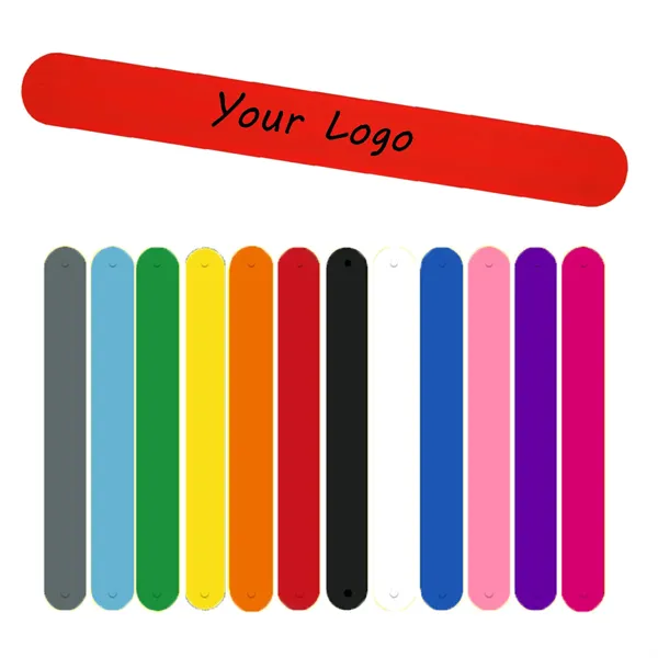 Silicone Custom Slap Bracelet - Silicone Custom Slap Bracelet - Image 0 of 0