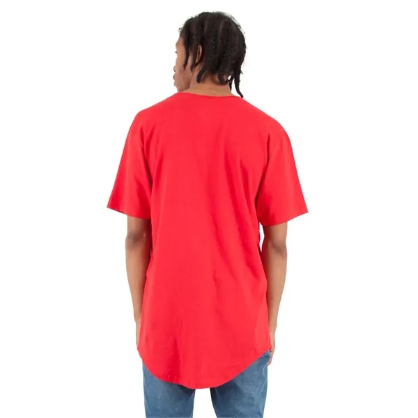Shaka Wear Unisex Curved Hem Long T-Shirt