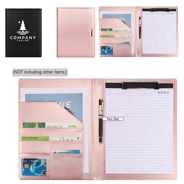 Professional Padfolio with Clipboard - Professional Padfolio with Clipboard - Image 0 of 3