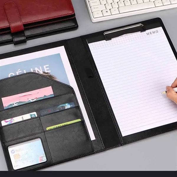 Professional Padfolio with Clipboard - Professional Padfolio with Clipboard - Image 2 of 3