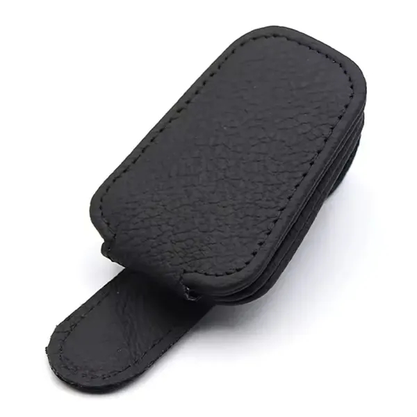 Magnetic Leather Sunglasses Holder - Magnetic Leather Sunglasses Holder - Image 4 of 9