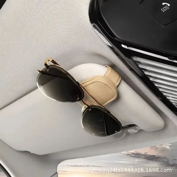 Magnetic Leather Sunglasses Holder - Magnetic Leather Sunglasses Holder - Image 5 of 9