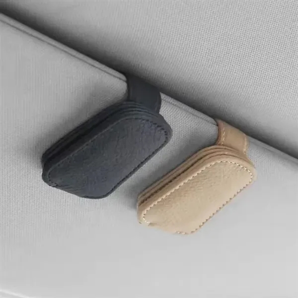 Magnetic Leather Sunglasses Holder - Magnetic Leather Sunglasses Holder - Image 6 of 9