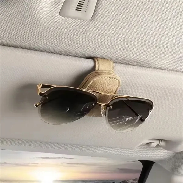 Magnetic Leather Sunglasses Holder - Magnetic Leather Sunglasses Holder - Image 8 of 9