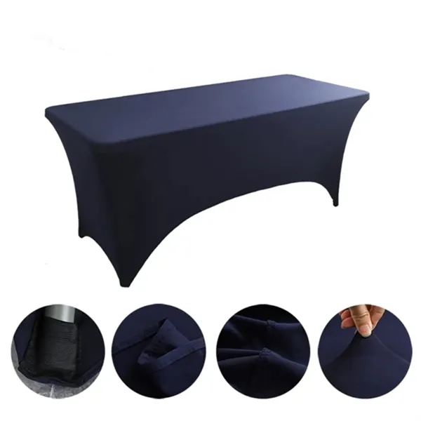 6ft Stretch Spandex Table Cover - 6ft Stretch Spandex Table Cover - Image 1 of 2
