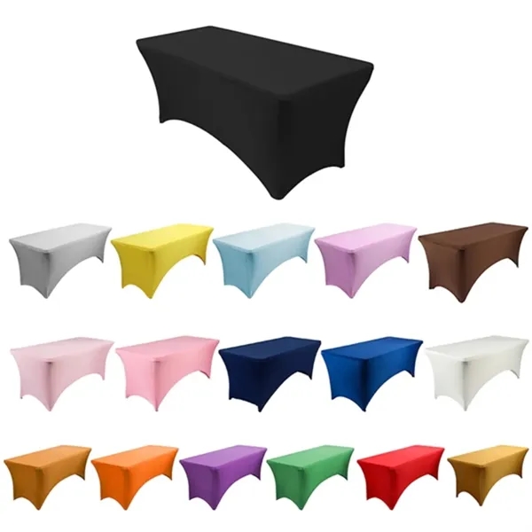 6ft Stretch Spandex Table Cover - 6ft Stretch Spandex Table Cover - Image 0 of 2