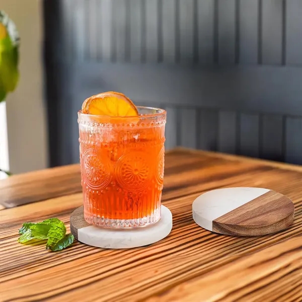 Multifunctional restaurant coffee shop marble wood coasters - Multifunctional restaurant coffee shop marble wood coasters - Image 3 of 4